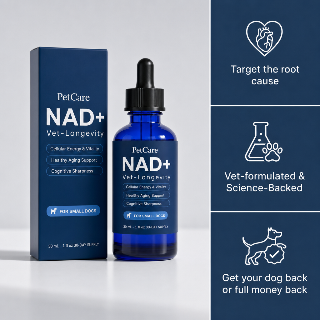 More years & Stronger heart with PetCare™ NAD+