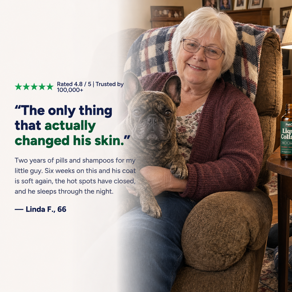 Calmer Skin & Less Scratching with PetCare™ Premium Collagen
