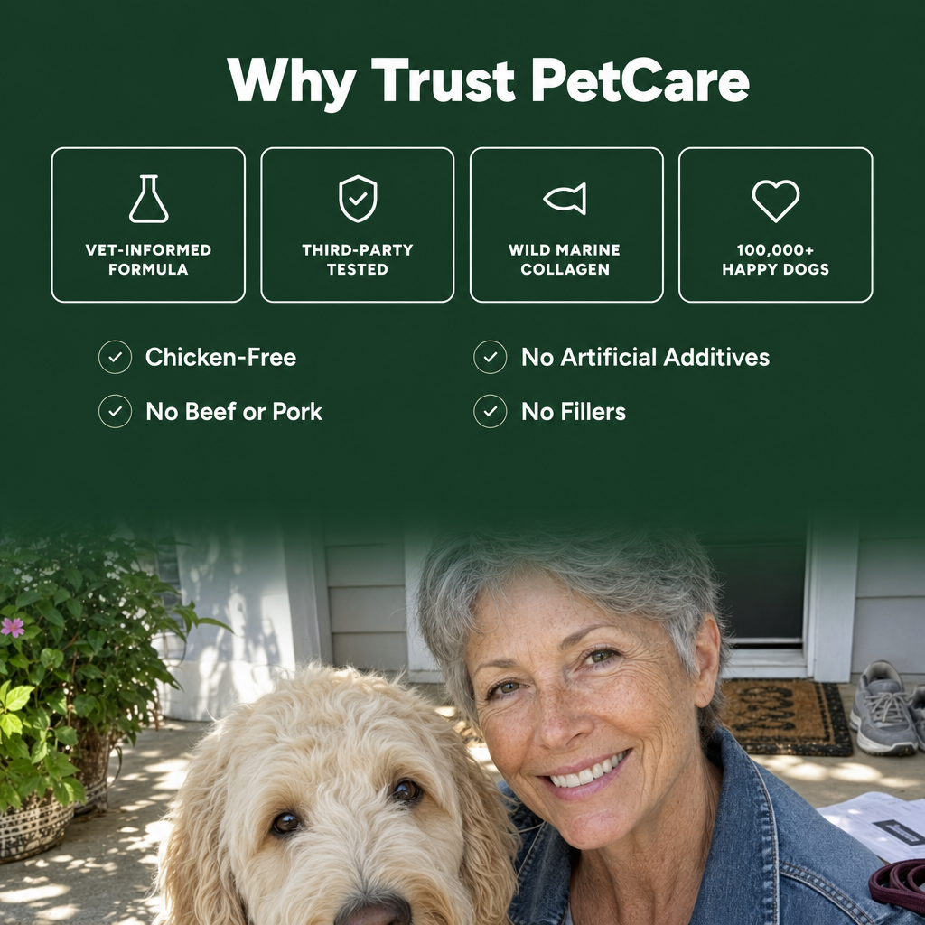 Calmer Skin & Less Scratching with PetCare™ Premium Collagen